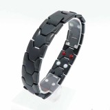 Cumpara ieftin Bratara Inox Neagra -MAGNETICA- B982C