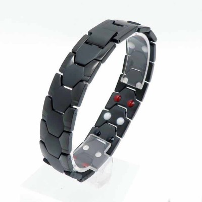 Bratara Inox Neagra -MAGNETICA- B982C foto