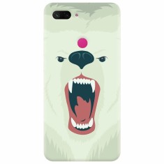Husa silicon pentru Xiaomi Mi 8 Lite, Fierce Polar Bear Winter foto