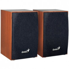 Boxe Genius 2.0 SP-HF160, 4W RMS, USB, Cherry Wood foto