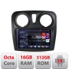 Navigatie Dacia Sandero Logan Lodgy 2012-2020 Edotec Kit-sandero 8 core QLED 2K 16+512 360 Android Waze USB Navigatie Internet Youtube Radio CarStore