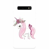 Husa silicon personalizata pentru Samsung Galaxy S10, Unicorn