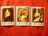 Serie mica Dubai 1969 Pictura Maestri , 3 valori stampilate, Stampilat
