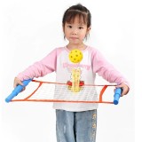Joc Spikeball, Cyrax, Joc in 2, pentru Plaja, Parcuri, Interior, 2 Plase, 2 Mingi, Multicolor