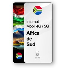 eSIM Internet Africa de Sud, valabil 7 zile, trafic 1 GB, Standard