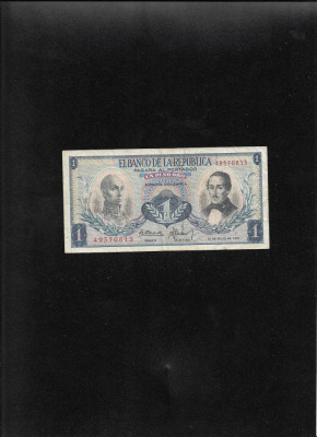 Columbia 1 peso oro 1972 seria49570813 foto