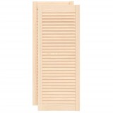 Usi de dulap design lambriu 2 buc. 99,3x39,4 cm lemn masiv pin