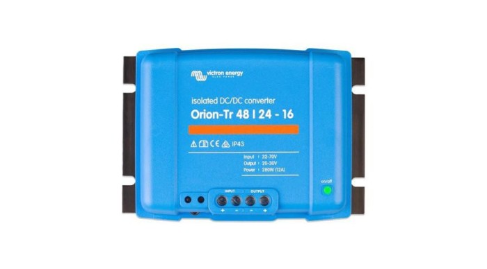 Convertor DC/DC Victron Energy Orion-Tr 48/24-16A (380W); 40-70V / 24V 16A; 380W