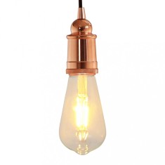vidaXL Suporturi de lampă 2 buc Rose Gold E27