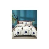Cumpara ieftin Lenjerie de Pat Bumbac Finet, 6 Piese, Pat Dublu - GR-440