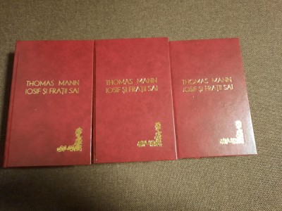 IOSIF SI FRATII SAI -THOMAS MANN 3 VOLUME LEGATE DE LUX foto