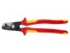 Foarfece KNIPEX StepCut XL 234mm pentru tăiere cabluri cupru și aluminiu izolată
