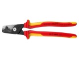 Foarfece KNIPEX StepCut XL 234mm pentru tăiere cabluri cupru și aluminiu izolată