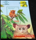 Indonezia 1999 &ndash; Tarsier (Tarsius spectrum) World Stamp Expo Australia '99 Coliță -A61