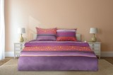 Cumpara ieftin Lenjerie Pat Dublu Heinner Home, 100% Bumbac, 4 Piese, 180x215 cm + 200x220 cm, Fete Perna 50x70 cm