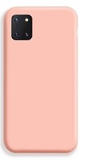 Huse silicon antisoc cu microfibra interior Samsung Note 10 Lite , Roz