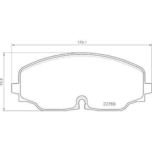 Placute frana Vw Atlas (Ca1 Ca2 Ca3) 12.16-, Fata, BREMBO