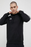 Cumpara ieftin Adidas Performance bluză trening Tiro 23 culoarea negru, cu glugă, cu imprimeu