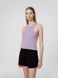 Crop top din tricot striat pentru femei, 4F Sportswear