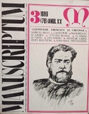 Manuscriptum - Manuscriptum, nr. 3/1989 (76) anul XX (Editia: 1989)