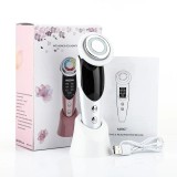 GlowLift Pro - Dispozitiv de Lifting Facial 7 &icirc;n 1 EMS RF Microcurent pentru Rejuvenarea Pielii - Masaj Facial Antirid