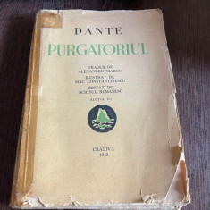 Dante - Purgatoriul (1943, cu ilustratii de Mac Constantinescu)