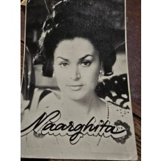 Naarghita / Narghita - Fotografie cu dedicatie si semnatura artistei. 17,5 x 12 cm