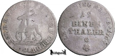 1764 C, &amp;sup1;&amp;frasl;₁₂ Thaler - Frederic Boto &amp;amp; Carol - Comitatul Stolberg-Stolberg foto