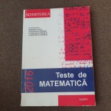 TESTE DE MATEMATICA ADMITERE POLITEHNICA 2016 MARIANA CRAIU