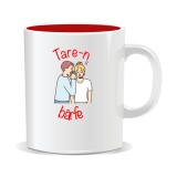 Cana personalizata cu mesaj &bdquo;tare&rdquo;, Tare-n barfe
