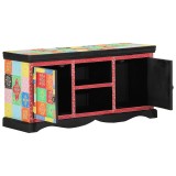 VidaXL Cabinet TV Multicolour 100 x 35 x 50 cm Lemn masiv de mango