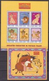 Sierra Leone 1998 Disney Regele leu MI 3045-56 2 klb.+ 2 bl.392,393 MNH, Nestampilat