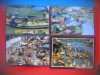 HOPCT 5019 SET 4 CP -PIATA PLUTITOARE /LEGUME/FRUCTE-THAILANDA-ASIA-NECIRCULATA, Printata