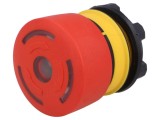 Comutator Siguranță EAO 22mm 2 NC LED Roșu IP65