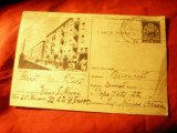 Carte Postala Bucuresti - Cartier muncitoresc , anii &#039;50 , marca 30bani, Circulata, Printata