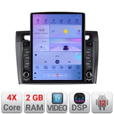 Navigatie Ford Fiesta MK5 2002-2008 Android radio gps internet quad core 2+32 ecran vertical 9.7&amp;quot; KIT-fiesta-mk5+EDT-E708 CarStore Technology foto