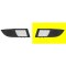Grila bara fata Fiat Doblo (119/223), 01.2006-01.2010, Stanga, 735417172, 304127-1 plastic