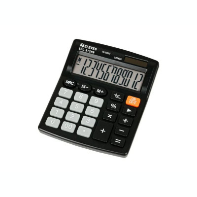 Calculator de birou 12 digiți 124 x 102 x 25 mm Eleven SDC-812NR foto