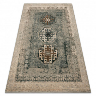 Covor de l&amp;acirc;nă Polonia ASHAN oriental jadeit z&amp;ouml;ld , 170x235 cm foto
