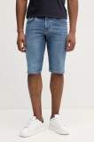 Pepe Jeans pantaloni scurți jeans STRAIGHT SHORT CASH bărbați, PM801081EE5