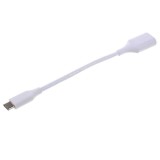 Cablu otg usb 3.1 usb type-c to usb a 18 cm flippy, alb