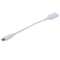 Cablu otg usb 3.1 usb type-c to usb a 18 cm flippy, alb