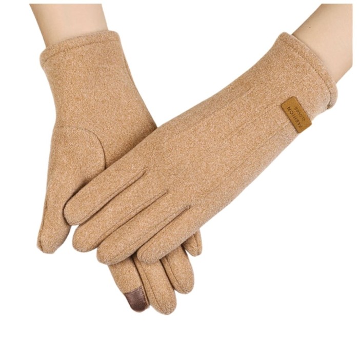 Manusi de dama Camel