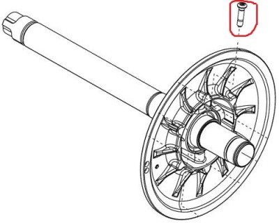 Bolt Ski-Doo Cod Produs: MX_NEW 417127294SK foto