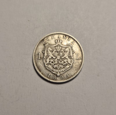 1 leu 1894 Piesa Frumoasa foto