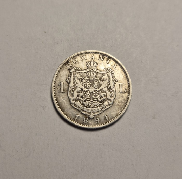 1 leu 1894 Piesa Frumoasa
