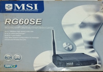 ROUTER WIRELESS MSI RG60SE foto
