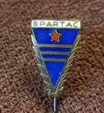 Insigna fotbal - &quot;SPARTAC&quot; BUCURESTI (sistem prindere tip ac)