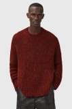 AllSaints pulover din amestec de l&acirc;nă MYLES culoarea portocaliu, M050KD