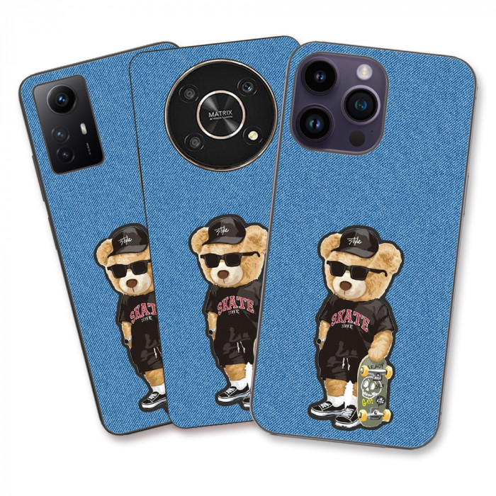 Husa Xiaomi Redmi 12 4G Silicon Gel Tpu Model Bear Skate Fashion